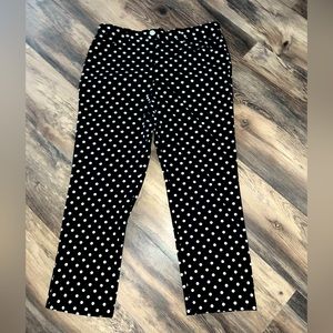 Lauren Ralph Lauren Black with white polka Dots  lightweight